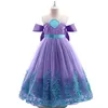 kids Designer Girl's Dresses Cute dress cosplay summer clothes Toddlers Clothing BABY childrens girls purple blue summer Dress X0zq#