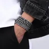 Strand Sindlan 6pcs Простые жемчужные браслеты наваджоджа для мужчин винтажный геометрический набор ковбойский стиль мужской модный украшение
