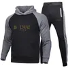 Tasarımcı Mens Trailtsuit Moda Men Trailtsits Track Suit Kazak Spor Setleri Kadın Sweatheruit Jogger Trouser Pure Pamuk Çift Hoodie Pantolon Sweatshirt