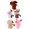 Puppets 5 Pcs Animal Puppet with Movable Mouth Toy Puppets Monkey Hand for Adults Storytelling ToysL231222