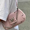 Avondtassen mode crossbody hobo portemonnee schattige roze punk onderarm schoudertas trendy dames luxe ontwerper pu lederen sling