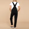 Frauen Jeans Mode weibliche Kleidung Frauen lässige Jeans -Leithosen -Loch Overalls Straps Demin Hosen Rolper Fünf Schnallen Baggy