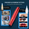 Machine Cordless Tattoo Hine Kit Professional Rotary Tattoo Hine Pen Kit with Cartridges Needles Permanent Makeup Tattoo Set