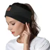 Outfit Man Women Sleeping Headphone BluetoothCompatible Wireless Music Sport Headbands Soft Eye Mask Headset with Mic Yoga Hair Bands