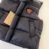 felpe con cappuccio per bambini gilet per bambini gilet firmato per bambini cappotto per bambini bambino colthes ragazza ragazzi con cappuccio Senza maniche marca 100% piumino d'oca fasion Caldo confortevole