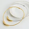 Colliers de pendentif 2023 Collier de pipe incurvé pour femmes Girls Chaîne Collier Collier Chure Cadeaux de bijoux vintage