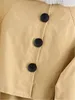 Korki damskie płaszcze odzieży plus wielkości klapa z futrzanym kołnierzem długim rękawem Coat z ruroczką