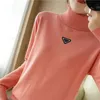 Designerinnen Strick Frauen Pullover runden Hals High Herbst- und Winter Frauen -Top in 7 Farben erhältlich