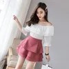 Shorts Female tulle shorts skirts 2022 spring summer layered ruffles shorts women cake skirt shorts high waist wide leg cupcake shorts