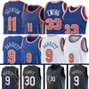 2024 남자 Jalen Brunson Basketball Jersey RJ Barrett Patrick Ewing Men 11 9 30 Blue Jersey Z1