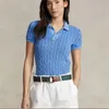 Ternos 2023 novo verão feminino rl bordado pequeno pônei manga curta 100% algodão camisa polo feminino camisola de malha pullovers topos