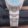 Redleaf Custom VVS Moissanite Mechanical Pass Diamond Tester Handmade Setting Iced Out Fine Jewelry Wrist Watch