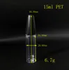 미니 바늘 병 10ml 15ml 애완 동물 투명 바이알 흡연 오일 액세서리 용 길고 얇은 바늘 팁 드롭퍼 병 액체 병