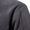 AIOPESON Brand Quality Thicken Warm Fleece Jacket for Men Zipper Neck Pullover Men's Sweatshirt Soft Shell Mens 231222