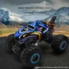 Electric/RC Car 2.4 GHz Fjärrkontrollbilar Monster Truck RC Electric Stunt Cars med lätta ljudsprayleksaker för barn Barn Jul Giftl231222