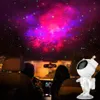 Night Lights Astronaut Projector Lamp Projection LED Light Spaceman Table Starry Color Changing For Baby Bedroom Decoration253n