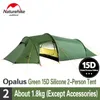 Schroniska Naturehike New Opalus Tunnel Camping Tent 24 -osobowy Ultralight Family Travel Tent 4 sezon 15d/20d/40d/210t Wspinaczka turystyczna