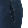 Kvinnors jeans byxor avslappnad hög midja snörning denim byxor smala stretch baggy y2k 90s streetwear plus size