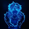 Night Lights x Chrollo Lucilfer 3D LED Illusione Lampada da tavolo anime per Natale 239P