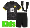 Maglie da calcio REUS 23 24 stagionali Haller 2023 2024 SCHITT da calcio calcistica Neongelb Bellingham Hummels Brandt Dortmund Hazard Yeyna Men Kit Kit Special All Black