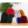 Jewelry Pouches 50Pcs 17x23cm Velvet Bag Drawstrings Small Size Gift Display Packing Bags