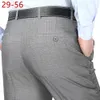 Blazers Big Size 2956 Estate 2021 Pantaloni da abito neri resistenti alle rughe Abbigliamento da uomo Pantaloni larghi a doppia piega Pantaloni classici