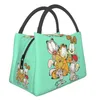 Bags Custom Garfields And Friends Cat Lunch Bag Men Women Thermal Cooler Insulated Lunch Boxes for Office Travel