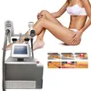 Lasermachine Body Slimming Vacuüm Roller RF 40K Cavitatie Massage met vijf handgrepen voor het gebruik van spa -salon