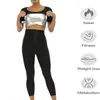 Outfit Lazawg Sauna T -Shirt für Frauen Gewichtsverlust Gewichtsverlust schwitzen Langarm Yoga Sport Top Faties Ladies Body Shaper