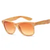 Herrkvinnor retro hipster fyrkantig trätryck Klassisk kör solglasögon utomhus UV400 glas elegant trätryck solglasögon242a
