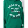 Herenontwerper Hoodie 22 Vroege lente/zomer Franse stijl Classic Print Hot Diamond Green Inner Fleece Dameskap