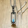 Anhänger Halskette Halskette für Männer Sandglas Sand Timer Pullover Kettenschmuck Schmuck