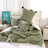 Mantas de almohada de plush de manta de manta dura de doble uso espesor de aire plegable acondicionamiento de aire acondicionado 2-en-1effice Cushion