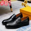 40model luxe designer Men Oxford schoenen glijden op gesplitste teen koffie zwart formele mannen kleding schoenen suède patchwork krokodil prints lederen schoenen mannen