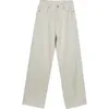 Femmes pantalons denim décontractés mode jeans beige vintage haut taille pantalon de jambe classique streetwear automne dames 231222