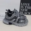 Casual Shoes Sneakers Leather Trainer Platform Trainers Shoe Luxury Designer Triple White Black Nylon Printed Men Women Track 3 3.0 Tess.S