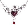 Colliers pendentifs Vinon Rose Vine Dymordage rouge Gemle Gemle Halloween Gothic Punk Temperament Enhancement Gift2967