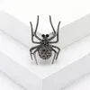 Brooches Spider For Women Men Rhinestone Insects Party Casual Office Clothing Suit Coat Bag Hat Accesories Pin Fashion Jewelry