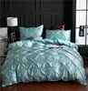Tasarımcı Yatak Lüks Yatak Yatağı Ekstra Büyük Lüks Yatak Seti Avrupa ve Amerikan Ev Buz İpek İpek Saten 8 Renkler 6583875