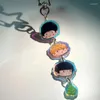 Keychains Femmes Keychain Mob Psycho 100 Long Creative Anime Chain pour pantalons Men Clé Mode Couples Couples Pendant Kids Gift Llaveros