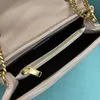 Designer Envelope Bag Calfskin Shoulder Bag 23CM Chain bag 10A quality women' flip with box LY027