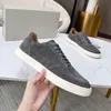 European Station Fashion Brand Genuine Leather Sports Board Shoes Lace up Men's Casual Little White Shoes Reverse Velvet Cowhide Matte Leather Men's Shoes