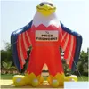 Outdoor Games Activities Customization Inflatable Eagle Balloon Standing Flag Board Fireworks For Festival And Advertising Drop De Dhsga