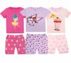 100 katoenen zomer babymeisjes pyjama's sets voor kinderen pyjama's pijama's infantis meisje pyjama sets pijama infantil pyjamas kinderen jongens pjs1363599