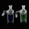 Catcher de cendres 14 mm ARM mâle 90 45 degrés Percolateur bleu vert pour bangs en verre pipe d'eau Bubbler ZZ