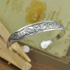 Bangle Lotus Carp Lucky 925 Sterling Silver Bracelet For Women Luxury Wedding Fashion Cuff Jewelry Girl Christmas Gift