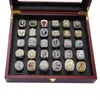 1991-2020 Champion Ring Team verzamelt 30 basketbalringen fanscollectie Set Steel Mold258Z