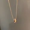 Colliers pendants Collier d'ovale circulaire rétro Ellipse Choker polonais Géométrie Bijou à charme pour filles