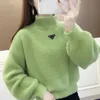 Designer Sweater Round Neck Casual Sweaters Fashion Pure Cotton Letter Knitwear High Quality Women Wear