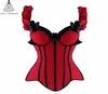 Burlesque Corselet Bustiers Corset Modélisation STRAP STAUDPUNK Gothic Vêtements Traineur Belts Femme Corsage J1907019293013